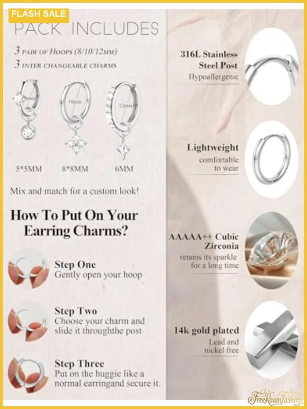 18 PCS Cartilage Stud Earrings Set Women Trendy 14K Gold Plated
